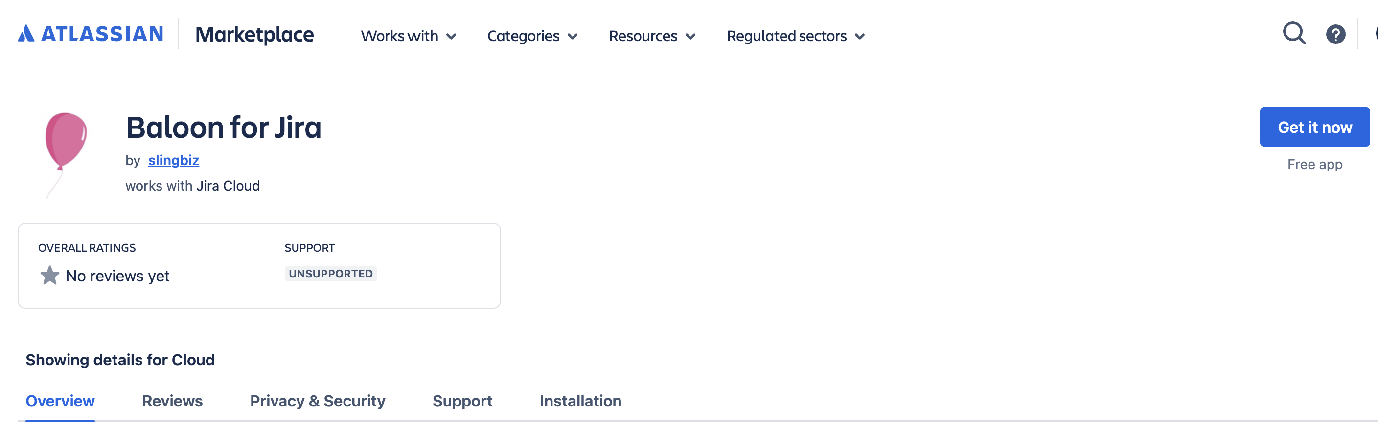 Install Baloon Agent App in JIRA