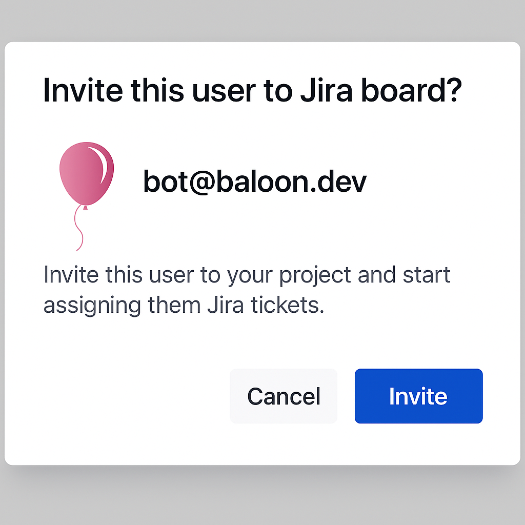Baloon Jira integration sidebar